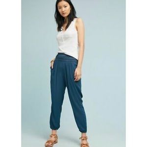 Anthropologie Blue Jogger Pants